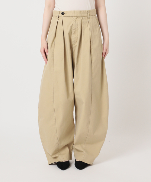 journal standard L'essage(ジャーナルスタンダードレサージュ)の「BALLOONワイドチノパンツ(チノパンツ・レディース・ベージュ/カーキ・38/36)」の14枚目の写真