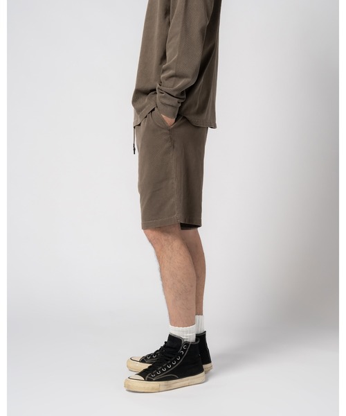 Knuu(ヌウ)の「Pigment Dye Jersey Shorts(その他パンツ・メンズ・ブラウン/グレー/ライトブルー/ブラック・SMALL/MEDIUM/LARGE/X-LARGE)」の9枚目の写真