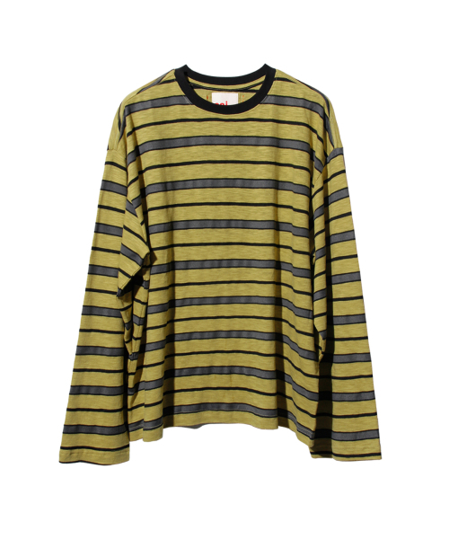 SAILAS(サイラス)の「L02 Stripe_YL(Tシャツ/カットソー・レディース・その他・MEDIUM/LARGE/SMALL)」の1枚目の写真