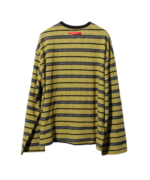 SAILAS(サイラス)の「L02 Stripe_YL(Tシャツ/カットソー・レディース・その他・MEDIUM/LARGE/SMALL)」の2枚目の写真