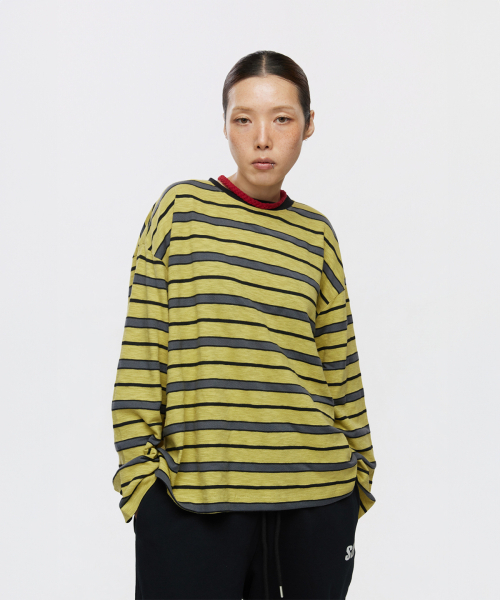 SAILAS(サイラス)の「L02 Stripe_YL(Tシャツ/カットソー・レディース・その他・MEDIUM/LARGE/SMALL)」の6枚目の写真