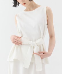 【WRAPINKNOTラッピンノット】《STUDIOUS別注》no sleeve knit tops/ノースリーブニットトップス