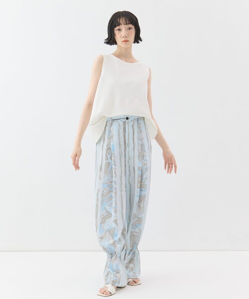 WRAPINKNOT（ラッピンノット）の「【WRAPINKNOTラッピンノット】《STUDIOUS別注》no sleeve knit tops/ノースリーブニットトップス（その他トップス・レディース・オレンジ/グリーン/ブラック/ホワイト・FREE）」の10枚目の写真