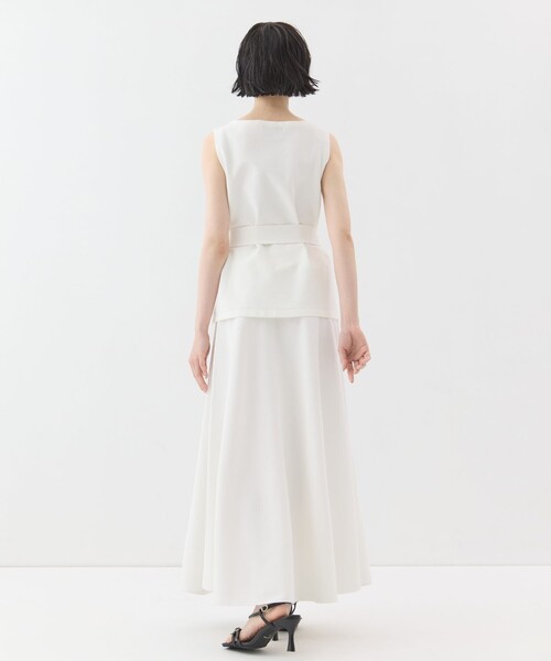 WRAPINKNOT（ラッピンノット）の「【WRAPINKNOTラッピンノット】《STUDIOUS別注》no sleeve knit tops/ノースリーブニットトップス（その他トップス・レディース・オレンジ/グリーン/ブラック/ホワイト・FREE）」の6枚目の写真