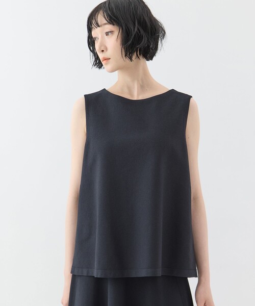 WRAPINKNOT（ラッピンノット）の「【WRAPINKNOTラッピンノット】《STUDIOUS別注》no sleeve knit tops/ノースリーブニットトップス（その他トップス・レディース・オレンジ/グリーン/ブラック/ホワイト・FREE）」の21枚目の写真
