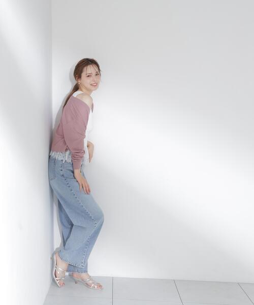 PROPORTION BODY DRESSING（プロポーションボディドレッシング）の「【追加生産】＜UVカット＞シアーカーディガン / 1216274701（カーディガン/ボレロ・レディース・ピンク/グレー/ホワイト・FREE）」の9枚目の写真