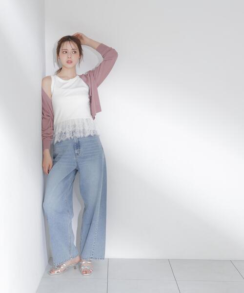 PROPORTION BODY DRESSING（プロポーションボディドレッシング）の「【追加生産】＜UVカット＞シアーカーディガン / 1216274701（カーディガン/ボレロ・レディース・ピンク/グレー/ホワイト・FREE）」の10枚目の写真