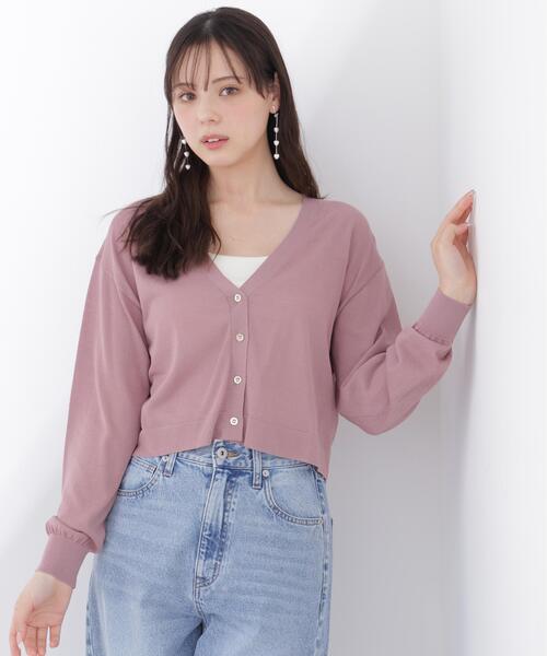 PROPORTION BODY DRESSING（プロポーションボディドレッシング）の「【追加生産】＜UVカット＞シアーカーディガン / 1216274701（カーディガン/ボレロ・レディース・ピンク/グレー/ホワイト・FREE）」の11枚目の写真