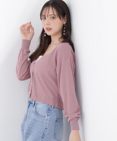 PROPORTION BODY DRESSING（プロポーションボディドレッシング）の「【追加生産】＜UVカット＞シアーカーディガン / 1216274701（カーディガン/ボレロ・レディース・ピンク/グレー/ホワイト・FREE）」の12枚目の写真