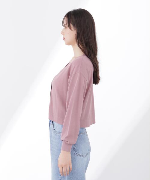 PROPORTION BODY DRESSING（プロポーションボディドレッシング）の「【追加生産】＜UVカット＞シアーカーディガン / 1216274701（カーディガン/ボレロ・レディース・ピンク/グレー/ホワイト・FREE）」の16枚目の写真