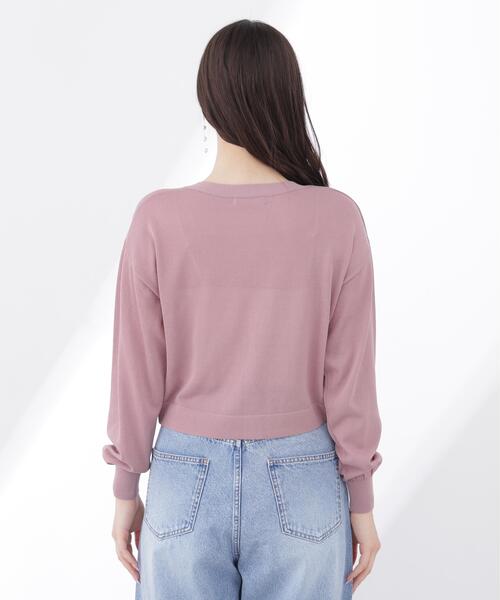 PROPORTION BODY DRESSING（プロポーションボディドレッシング）の「【追加生産】＜UVカット＞シアーカーディガン / 1216274701（カーディガン/ボレロ・レディース・ピンク/グレー/ホワイト・FREE）」の17枚目の写真