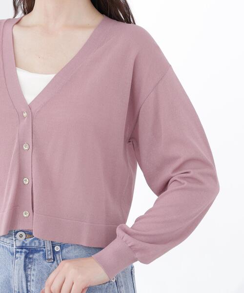PROPORTION BODY DRESSING（プロポーションボディドレッシング）の「【追加生産】＜UVカット＞シアーカーディガン / 1216274701（カーディガン/ボレロ・レディース・ピンク/グレー/ホワイト・FREE）」の19枚目の写真