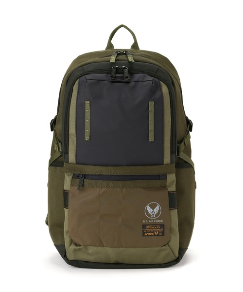 AVIREX（アヴィレックス）の「REGLESS DAYPACK / デイパック / AVIREX / アヴィレックス（バックパック/リュック・メンズ・オリーブ・FREE）」の3枚目の写真