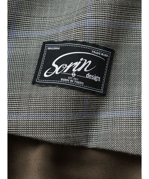 SORIN(ソリン )の「Double Breasted Balloon Jacket / ダブルブレストバルーンジャケット(テーラードジャケット・レディース・ブラック/チェック・38)」の15枚目の写真