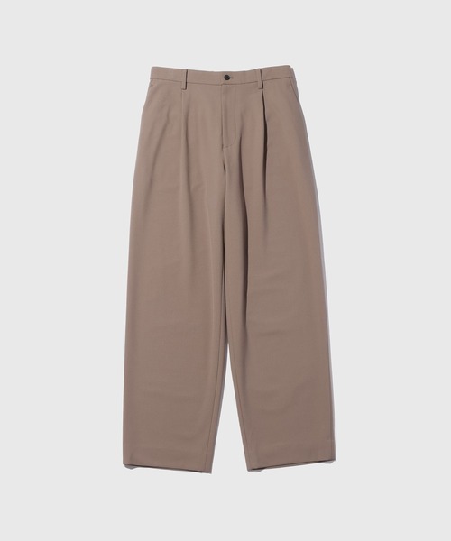 ADAM ET ROPE'(アダムエロペ)の「ソフトサーモ ワイドテーパードパンツ(その他パンツ・メンズ・ブラック/ベージュ系その他・M/L)」の2枚目の写真