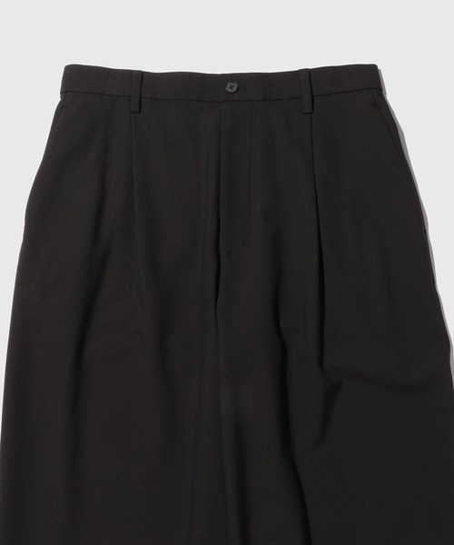 ADAM ET ROPE'(アダムエロペ)の「ソフトサーモ ワイドテーパードパンツ(その他パンツ・メンズ・ブラック/ベージュ系その他・M/L)」の3枚目の写真