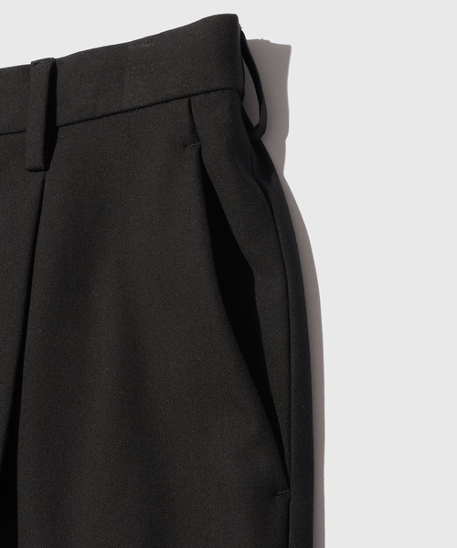 ADAM ET ROPE'(アダムエロペ)の「ソフトサーモ ワイドテーパードパンツ(その他パンツ・メンズ・ブラック/ベージュ系その他・M/L)」の5枚目の写真