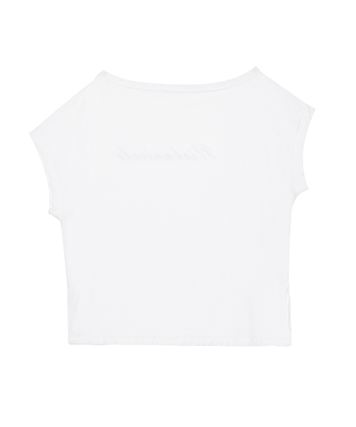 NICK&NICOLE(ニックアンドニコール)の「LETTERING OFF SHOULDER TOP_IVORY(Tシャツ/カットソー・レディース・その他・FREE)」の5枚目の写真