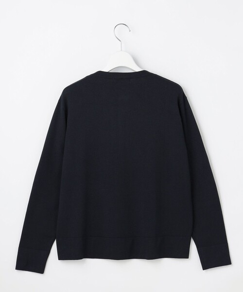 J.PRESS Ladies（J.プレス レディス）の「【季節の変わり目に】Vis/Peスパーク ニット ブルゾン（ニット/セーター・レディース・ネイビー系/ベージュ系・SMALL）」の11枚目の写真