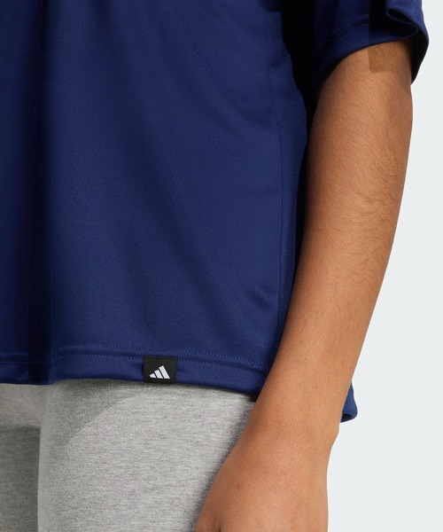 adidas（アディダス）の「ソフト サイド グラフィックTシャツ / アディダス adidas（Tシャツ/カットソー・レディース・ブルー・XX-LARGE/LARGE/MEDIUM/SMALL/X-LARGE/X-SMALL）」の5枚目の写真