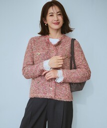 ノーカラージャケット（レッド/赤色系）ファッション通販 - ZOZOTOWN
