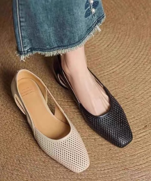 ampm(エーエムピーエム)の「メッシュスリングバックパンプス(パンプス・レディース・オフホワイト/ブラック・38/37/36/39)」の21枚目の写真
