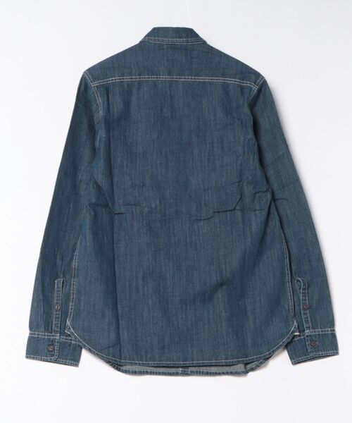 GREEN BOWL(グリーンボウル)の「グリーンボウル 【GREEN BOWL】Denim Shirts(シャツ/ブラウス・メンズ・インディゴブルー・L/M)」の2枚目の写真