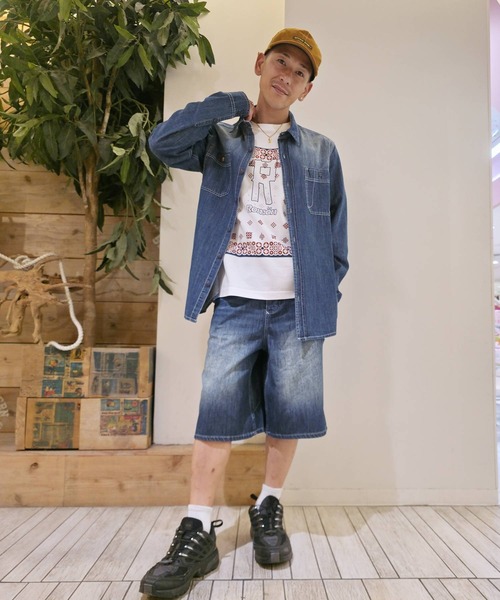 GREEN BOWL(グリーンボウル)の「グリーンボウル 【GREEN BOWL】Denim Shirts(シャツ/ブラウス・メンズ・インディゴブルー・L/M)」の5枚目の写真