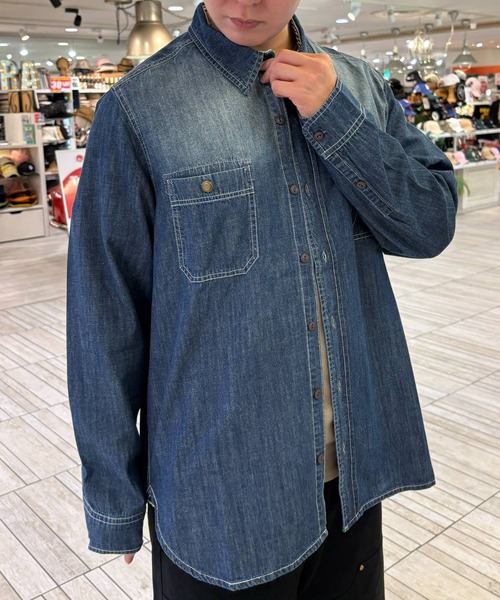 GREEN BOWL(グリーンボウル)の「グリーンボウル 【GREEN BOWL】Denim Shirts(シャツ/ブラウス・メンズ・インディゴブルー・L/M)」の6枚目の写真