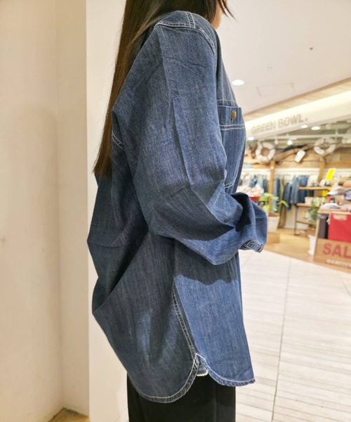 GREEN BOWL(グリーンボウル)の「グリーンボウル 【GREEN BOWL】Denim Shirts(シャツ/ブラウス・メンズ・インディゴブルー・L/M)」の4枚目の写真
