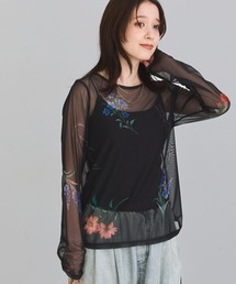 【WEB限定】フラワープリントシアーロンTEEⅡ
