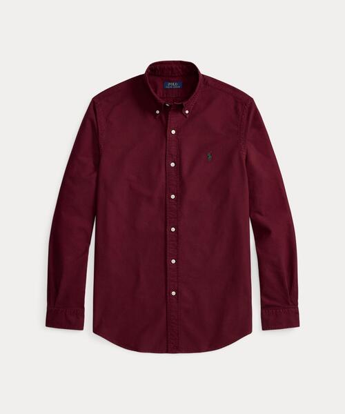 POLO RALPH LAUREN（ポロ ラルフ ローレン）の「クラシック フィット ガーメントダイド オックスフォード シャツ（シャツ/ブラウス・メンズ・レッド系1・M/S/XS/L）」の2枚目の写真