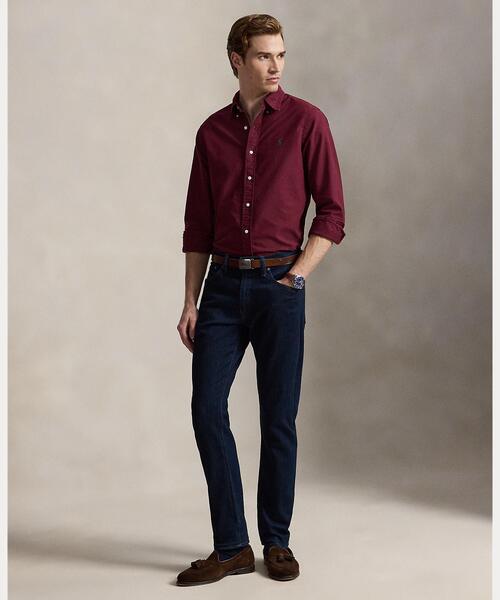 POLO RALPH LAUREN（ポロ ラルフ ローレン）の「クラシック フィット ガーメントダイド オックスフォード シャツ（シャツ/ブラウス・メンズ・レッド系1・M/S/XS/L）」の3枚目の写真