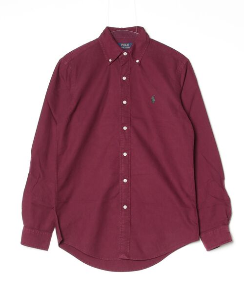 POLO RALPH LAUREN（ポロ ラルフ ローレン）の「クラシック フィット ガーメントダイド オックスフォード シャツ（シャツ/ブラウス・メンズ・レッド系1・M/S/XS/L）」の8枚目の写真