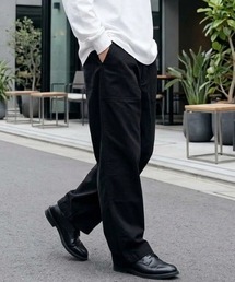Hanes/へインズ WIDE FIT CHINO BAKER PANTS/ワイドフィット バックチノ ベイカーパンツ/レディース メンズ