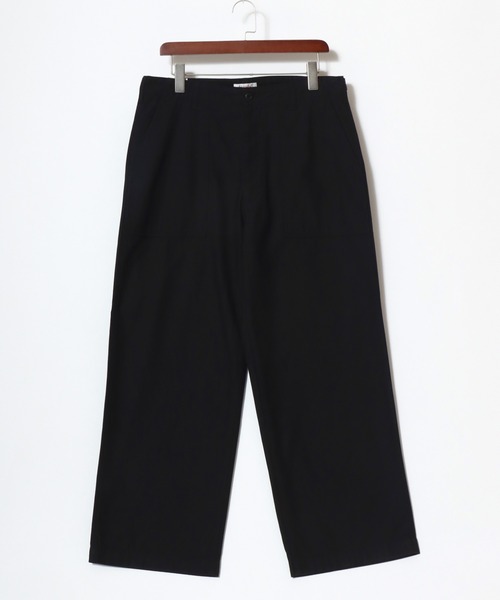HANES(ヘインズ)の「Hanes/へインズ WIDE FIT CHINO BAKER PANTS/ワイドフィット バックチノ ベイカーパンツ/レディース メンズ(チノパンツ・メンズ・ベージュ/ブラック/チャコール/カーキ・S/M/L/LL)」の21枚目の写真