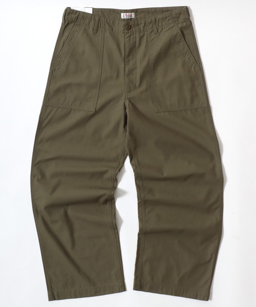 HANES(ヘインズ)の「Hanes/へインズ WIDE FIT CHINO BAKER PANTS/ワイドフィット バックチノ ベイカーパンツ/レディース メンズ(チノパンツ・メンズ・ベージュ/ブラック/チャコール/カーキ・S/M/L/LL)」の11枚目の写真