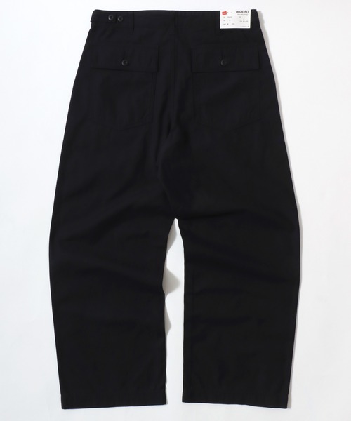 HANES(ヘインズ)の「Hanes/へインズ WIDE FIT CHINO BAKER PANTS/ワイドフィット バックチノ ベイカーパンツ/レディース メンズ(チノパンツ・メンズ・ベージュ/ブラック/チャコール/カーキ・S/M/L/LL)」の6枚目の写真
