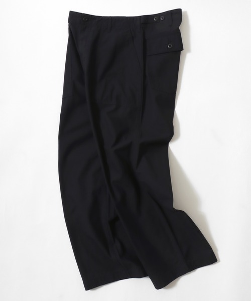 HANES(ヘインズ)の「Hanes/へインズ WIDE FIT CHINO BAKER PANTS/ワイドフィット バックチノ ベイカーパンツ/レディース メンズ(チノパンツ・メンズ・ベージュ/ブラック/チャコール/カーキ・S/M/L/LL)」の13枚目の写真