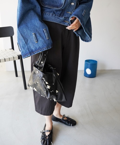 SANSeLF(サンセルフ)の「【SANSeLF】パールビーズポイントハンドバッグ saa26a006(ハンドバッグ・レディース・ブラック・FREE)」の6枚目の写真