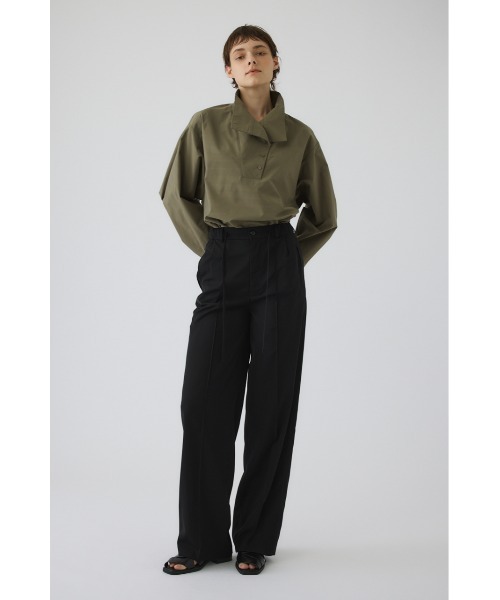 RIM.ARK(リムアーク)の「Sleek easy PT(スリーク イージー パンツ)(その他パンツ・レディース・グレー/ダークグリーン/ブラック・38/36)」の8枚目の写真