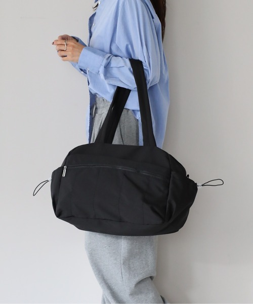 &MARKS(アンドマークス)の「N32【2WAY・軽量】キャリーオンナイロンバッグ(ショルダーバッグ・レディース・グレイッシュベージュ/ブラック/オフホワイト・FREE)」の9枚目の写真