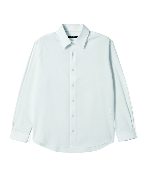 ADHOC(アドホック)の「男性ベーシック長袖シャツ (O-WHITE) (HC8LS30)(シャツ/ブラウス・メンズ・その他・100/110/95/105)」の1枚目の写真