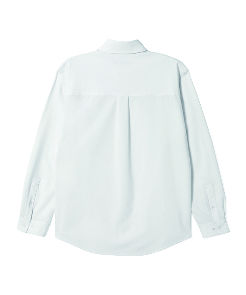 ADHOC(アドホック)の「男性ベーシック長袖シャツ (O-WHITE) (HC8LS30)(シャツ/ブラウス・メンズ・その他・100/110/95/105)」の2枚目の写真