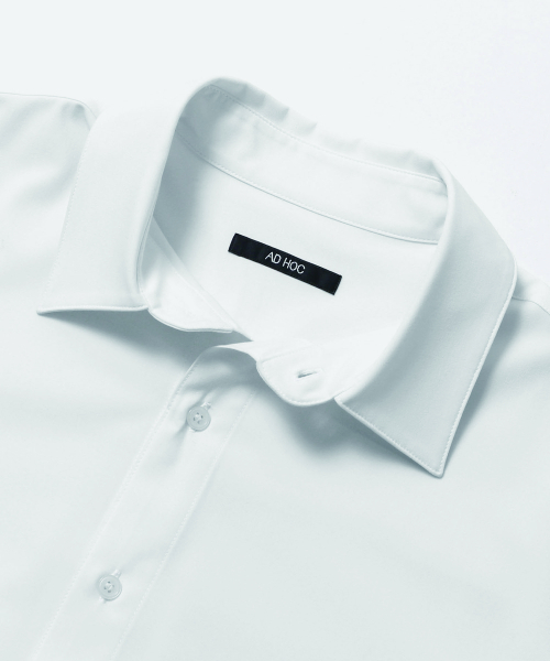 ADHOC(アドホック)の「男性ベーシック長袖シャツ (O-WHITE) (HC8LS30)(シャツ/ブラウス・メンズ・その他・100/110/95/105)」の3枚目の写真