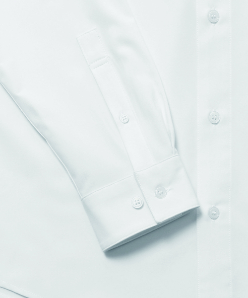 ADHOC(アドホック)の「男性ベーシック長袖シャツ (O-WHITE) (HC8LS30)(シャツ/ブラウス・メンズ・その他・100/110/95/105)」の5枚目の写真