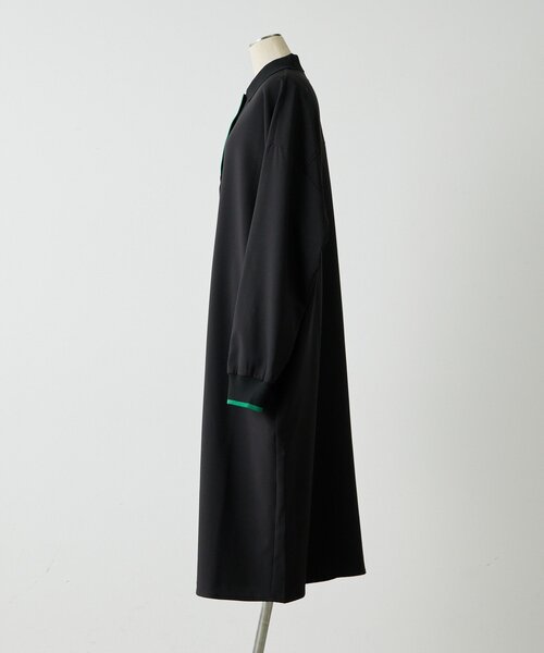ear PAPILLONNER(イアパピヨネ)の「ポロ襟ワンピース【SUM1 STYLE】(ワンピース・レディース・ブラック/グレー・FREE)」の9枚目の写真