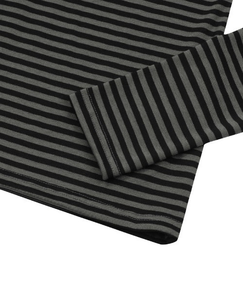 COIRIS(コイリス)の「◇COIRIS◇ブランド直輸入正規品/ローザ Vネック ストライプ 長袖Tシャツ Rosa V-neck Stripe Long Sleeve Tee(Tシャツ/カットソー・レディース・ブラック系その他/ブラック×ホワイト・FREE)」の14枚目の写真