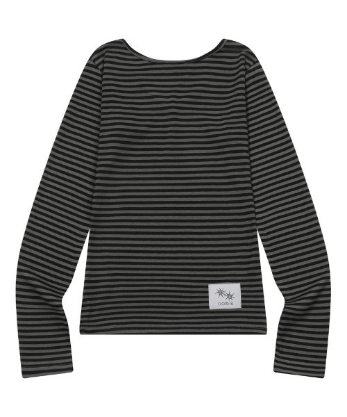 COIRIS(コイリス)の「◇COIRIS◇ブランド直輸入正規品/ローザ Vネック ストライプ 長袖Tシャツ Rosa V-neck Stripe Long Sleeve Tee(Tシャツ/カットソー・レディース・ブラック系その他/ブラック×ホワイト・FREE)」の8枚目の写真
