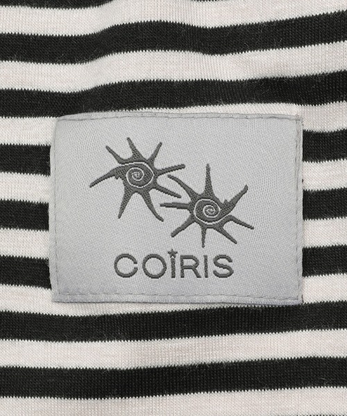 COIRIS(コイリス)の「◇COIRIS◇ブランド直輸入正規品/ローザ Vネック ストライプ 長袖Tシャツ Rosa V-neck Stripe Long Sleeve Tee(Tシャツ/カットソー・レディース・ブラック系その他/ブラック×ホワイト・FREE)」の10枚目の写真
